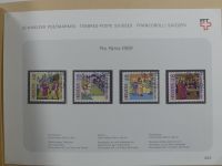 Schweiz ordentlich aufgezogene PTT-Karten in 6 Alben #MA289