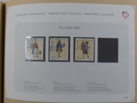 Schweiz ordentlich aufgezogene PTT-Karten in 6 Alben #MA289