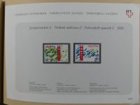 Schweiz ordentlich aufgezogene PTT-Karten in 6 Alben #MA289