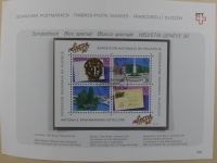 Schweiz ordentlich aufgezogene PTT-Karten in 6 Alben #MA289