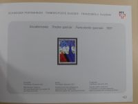 Schweiz ordentlich aufgezogene PTT-Karten in 6 Alben #MA289