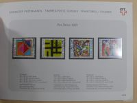 Schweiz ordentlich aufgezogene PTT-Karten in 6 Alben #MA289