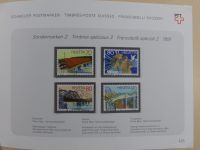 Schweiz ordentlich aufgezogene PTT-Karten in 6 Alben #MA289