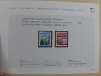 Schweiz ordentlich aufgezogene PTT-Karten in 6 Alben #MA289