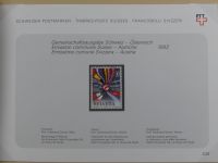 Schweiz ordentlich aufgezogene PTT-Karten in 6 Alben #MA289