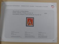 Schweiz ordentlich aufgezogene PTT-Karten in 6 Alben #MA289