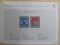 Schweiz ordentlich aufgezogene PTT-Karten in 6 Alben #MA289