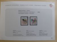 Schweiz ordentlich aufgezogene PTT-Karten in 6 Alben #MA289