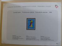 Schweiz ordentlich aufgezogene PTT-Karten in 6 Alben #MA289