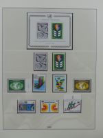 Uno Genf und New York postfrisch besammelt im Lindner Vordruck #MA299