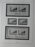 Cept teilweise mit Vorläufern besammelt im Lindner Vordruck #MA300