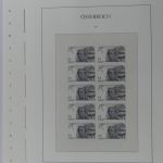 Österreich Kleinbögen FDCs 2000er Jahre auf Blanko-Seiten #MA305