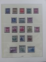 Böhmen & Mähren fast komplett, 1. Satz signiert im Lindner Vordruck #MA307