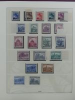 Böhmen & Mähren fast komplett, 1. Satz signiert im Lindner Vordruck #MA307