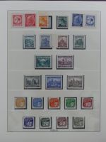 Böhmen & Mähren fast komplett, 1. Satz signiert im Lindner Vordruck #MA307