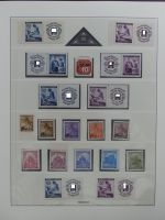 Böhmen & Mähren fast komplett, 1. Satz signiert im Lindner Vordruck #MA307