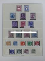 Böhmen & Mähren fast komplett, 1. Satz signiert im Lindner Vordruck #MA307