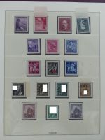 Böhmen & Mähren fast komplett, 1. Satz signiert im Lindner Vordruck #MA307