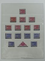 Böhmen & Mähren fast komplett, 1. Satz signiert im Lindner Vordruck #MA307