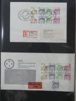 Berlin Bedarfsbriefe mit Zusammendrucken auf selbstgestalteten Seiten #MA321