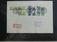 Berlin Bedarfsbriefe mit Zusammendrucken auf selbstgestalteten Seiten #MA321