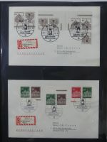 Berlin Bedarfsbriefe mit Zusammendrucken auf selbstgestalteten Seiten #MA321