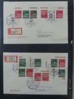 Berlin Bedarfsbriefe mit Zusammendrucken auf selbstgestalteten Seiten #MA321