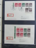 Berlin Bedarfsbriefe mit Zusammendrucken auf selbstgestalteten Seiten #MA321