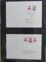 Berlin Bedarfsbriefe mit Zusammendrucken auf selbstgestalteten Seiten #MA321