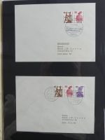 Berlin Bedarfsbriefe mit Zusammendrucken auf selbstgestalteten Seiten #MA321