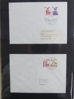 Berlin Bedarfsbriefe mit Zusammendrucken auf selbstgestalteten Seiten #MA321