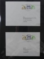 Berlin Bedarfsbriefe mit Zusammendrucken auf selbstgestalteten Seiten #MA321