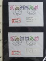 Berlin Bedarfsbriefe mit Zusammendrucken auf selbstgestalteten Seiten #MA321