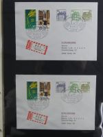 Berlin Bedarfsbriefe mit Zusammendrucken auf selbstgestalteten Seiten #MA321