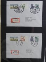 Berlin Bedarfsbriefe mit Zusammendrucken auf selbstgestalteten Seiten #MA321