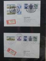 Berlin Bedarfsbriefe mit Zusammendrucken auf selbstgestalteten Seiten #MA321