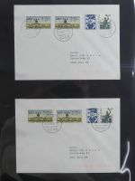 Berlin Bedarfsbriefe mit Zusammendrucken auf selbstgestalteten Seiten #MA321