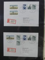 Berlin Bedarfsbriefe mit Zusammendrucken auf selbstgestalteten Seiten #MA321