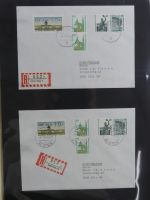 Berlin Bedarfsbriefe mit Zusammendrucken auf selbstgestalteten Seiten #MA321