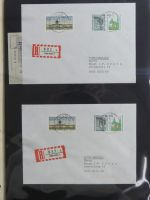 Berlin Bedarfsbriefe mit Zusammendrucken auf selbstgestalteten Seiten #MA321