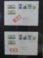 Berlin Bedarfsbriefe mit Zusammendrucken auf selbstgestalteten Seiten #MA321