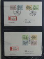 Berlin Bedarfsbriefe mit Zusammendrucken auf selbstgestalteten Seiten #MA321