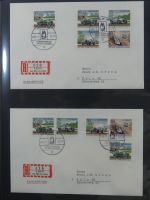 Berlin Bedarfsbriefe mit Zusammendrucken auf selbstgestalteten Seiten #MA321