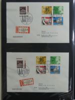 Berlin Bedarfsbriefe mit Zusammendrucken auf selbstgestalteten Seiten #MA321