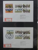 Berlin Bedarfsbriefe mit Zusammendrucken auf selbstgestalteten Seiten #MA321