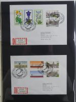 Berlin Bedarfsbriefe mit Zusammendrucken auf selbstgestalteten Seiten #MA321