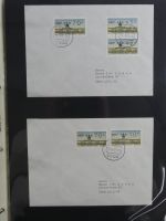 Berlin Bedarfsbriefe mit Zusammendrucken auf selbstgestalteten Seiten #MA321