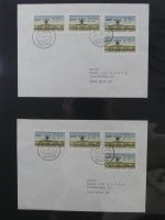 Berlin Bedarfsbriefe mit Zusammendrucken auf selbstgestalteten Seiten #MA321