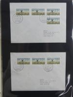 Berlin Bedarfsbriefe mit Zusammendrucken auf selbstgestalteten Seiten #MA321