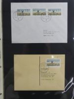 Berlin Bedarfsbriefe mit Zusammendrucken auf selbstgestalteten Seiten #MA321